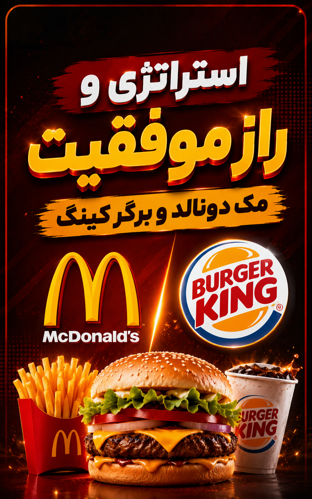 استراتژی و راز موفقیت مک دونالد و برگرکینگ